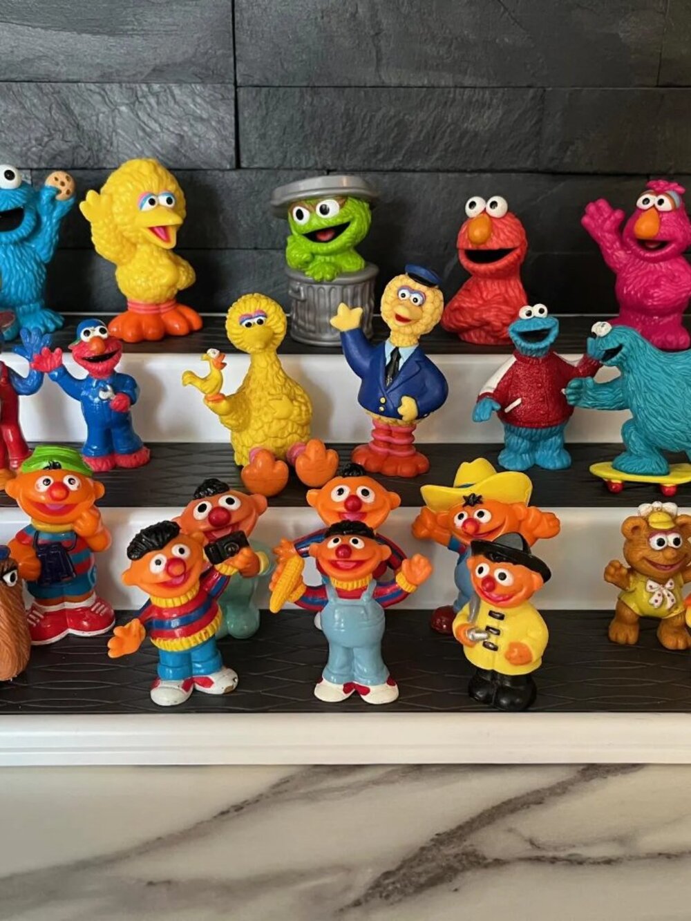 Sesame Street PVC Muppet | Workshop Figures Lot of 24, Vintage Toys - Jim Henson